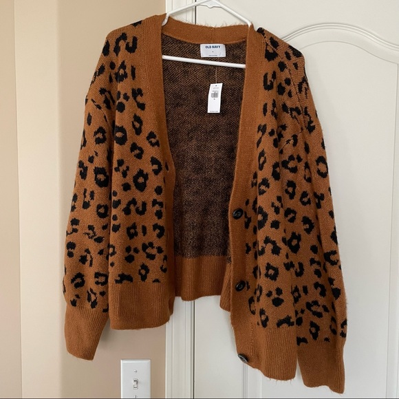 Old Navy Sweaters - Cheetah Cardigan